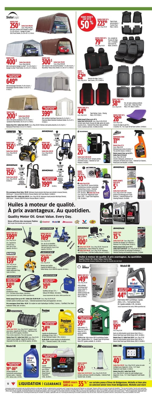 Circulaire Canadian Tire - Page 12