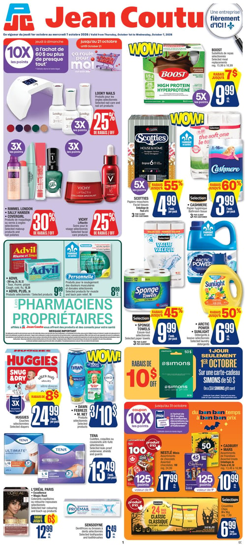 Circulaire Jean Coutu - Page 1