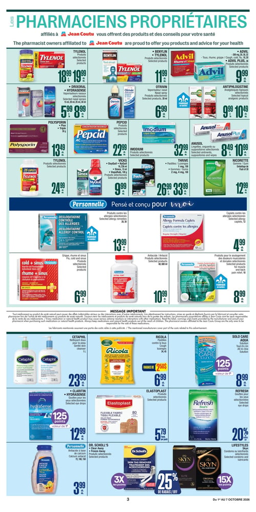 Circulaire Jean Coutu - Santé Beauté - Page 3
