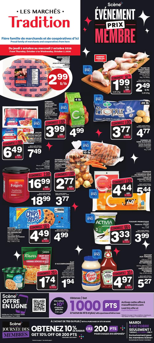 Circulaire Les Marchés Tradition - Page 1