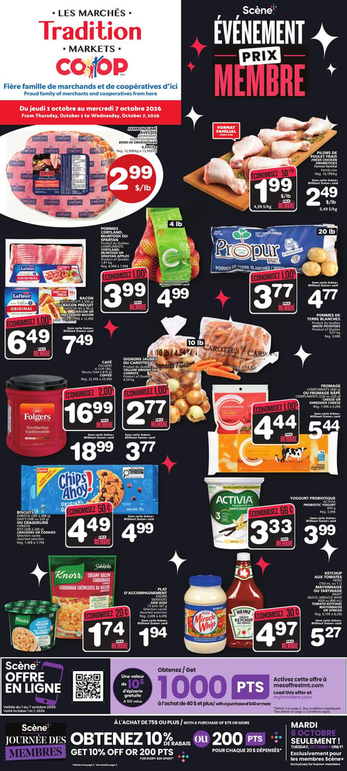 Circulaire Les Marchés Tradition - Nouveau-Brunswick - Page 1