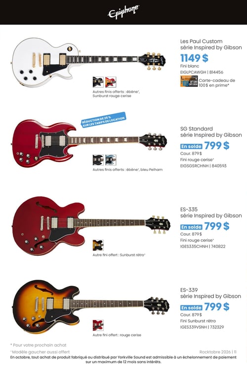 Circulaire Long & McQuade Instruments de Musique - Page 11