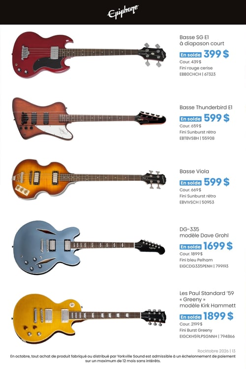 Circulaire Long & McQuade Instruments de Musique - Page 13
