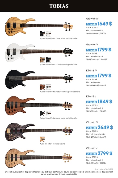 Circulaire Long & McQuade Instruments de Musique - Page 17