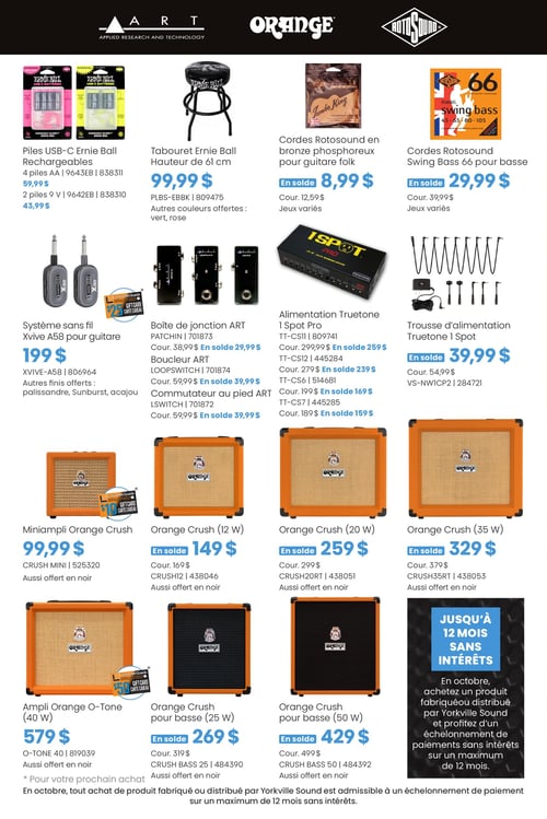 Circulaire Long & McQuade Instruments de Musique - Page 19