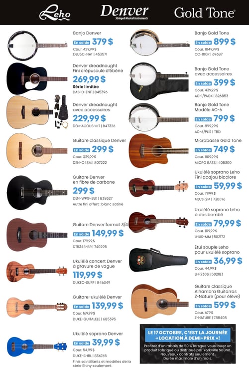 Circulaire Long & McQuade Instruments de Musique - Page 25