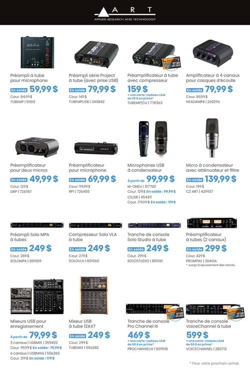 Circulaire Long & McQuade Instruments de Musique - Page 34