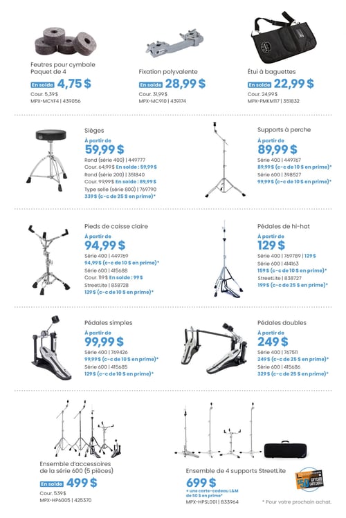 Circulaire Long & McQuade Instruments de Musique - Page 43