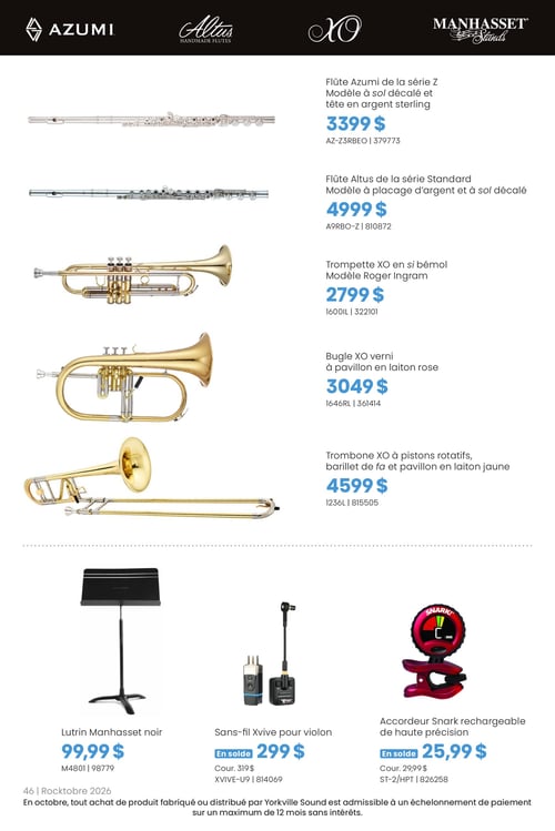 Circulaire Long & McQuade Instruments de Musique - Page 46