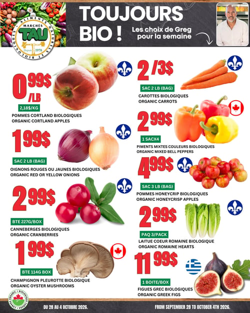 Circulaire TAU Marché d'alimentation Naturelle - Biologique - Page 1