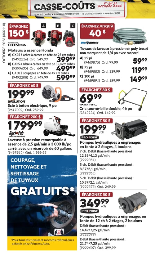 Circulaire Princess Auto - Casse-Coûts - Page 14