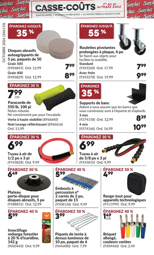 Circulaire Princess Auto - Casse-Coûts - Page 21