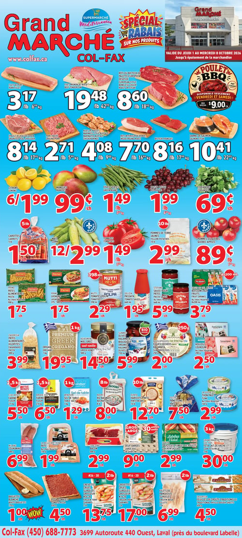 Circulaire Grand Marché Laval - Page 1