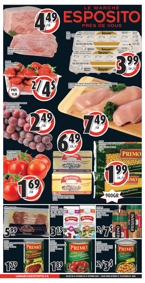 Circulaire Le Marché Esposito - Page 1