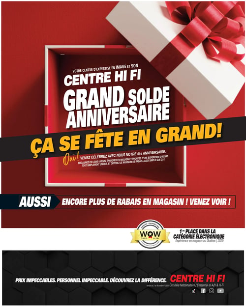 Circulaire Centre HI-FI - Page 1