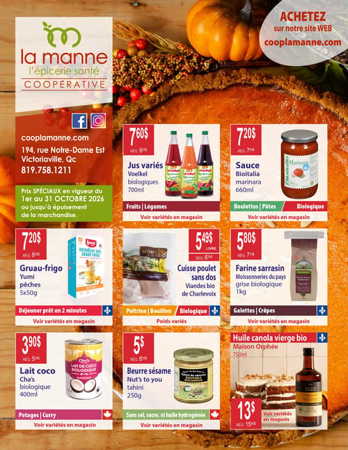Circulaire Coopérative La Manne - Page 1