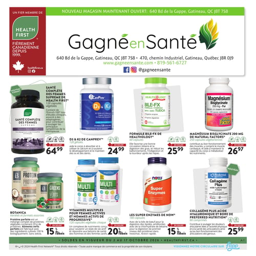 Circulaire Gagné en Santé - Page 1