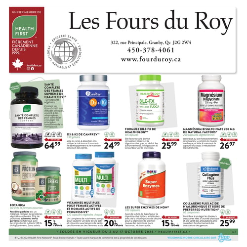 Circulaire Les Fours du Roy - Page 1