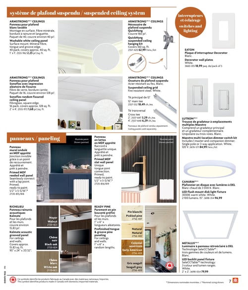 Circulaire Home Hardware - Guide de construction - Page 7