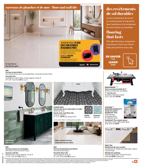 Circulaire Home Hardware - Guide de construction - Page 11