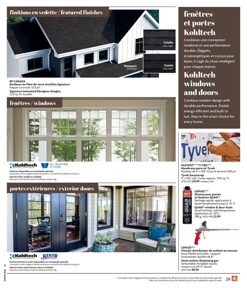 Circulaire Home Hardware - Guide de construction - Page 29