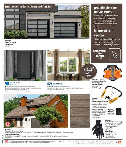 Circulaire Home Hardware - Guide de construction - Page 31
