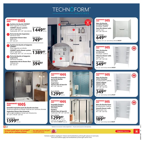 Circulaire Home Hardware - Solde ultime salle de bain - Page 2