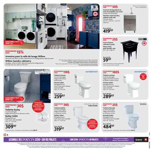 Circulaire Home Hardware - Solde ultime salle de bain - Page 6
