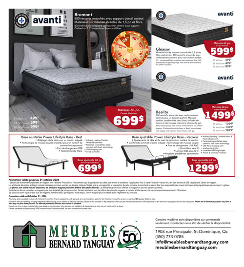 Circulaire Meubles Bernard Tanguay - Tournez pour gagner - Page 8