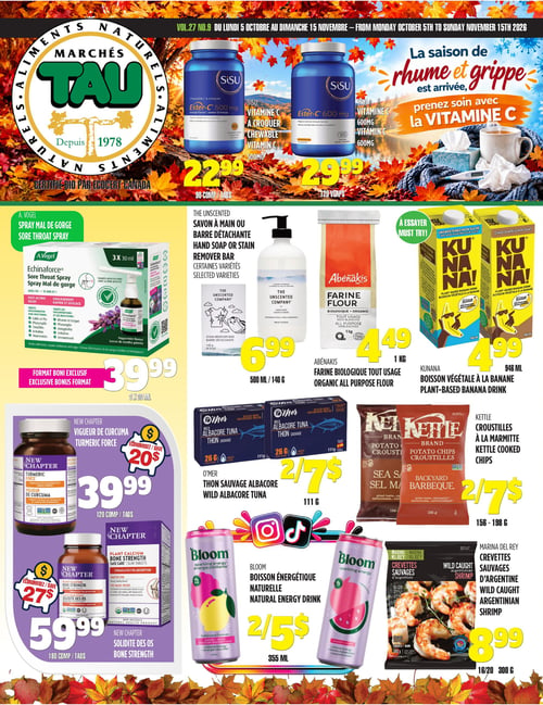 Circulaire TAU Marché d'alimentation Naturelle - Page 1