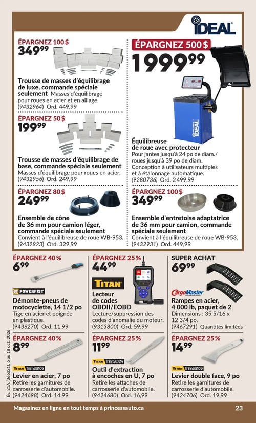 Circulaire Princess Auto - Page 31