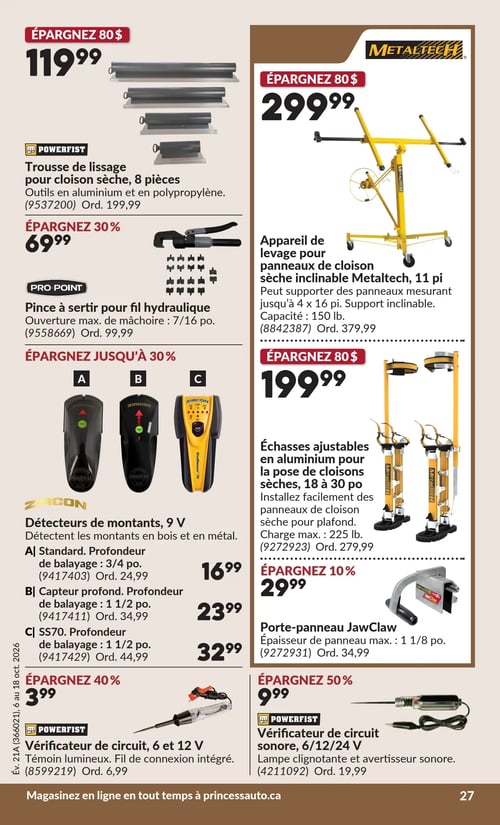 Circulaire Princess Auto - Page 35