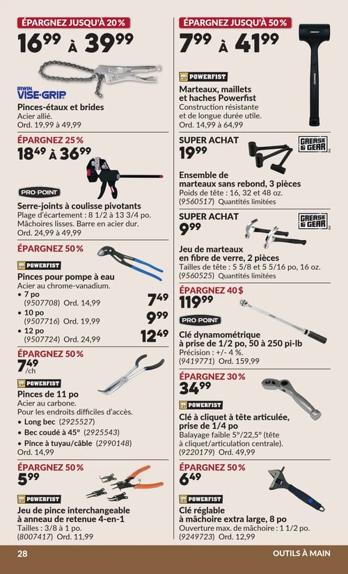 Circulaire Princess Auto - Page 36