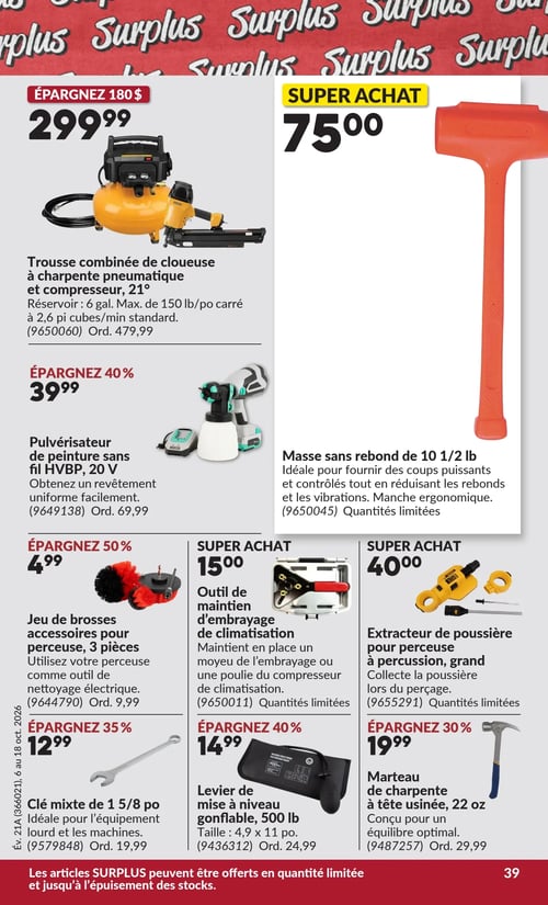 Circulaire Princess Auto - Page 47