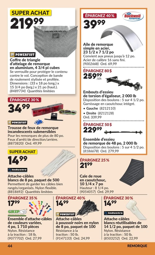Circulaire Princess Auto - Page 52