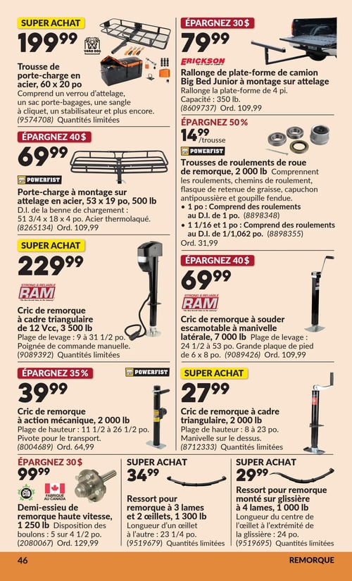 Circulaire Princess Auto - Page 54