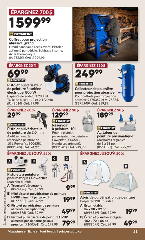 Circulaire Princess Auto - Page 59