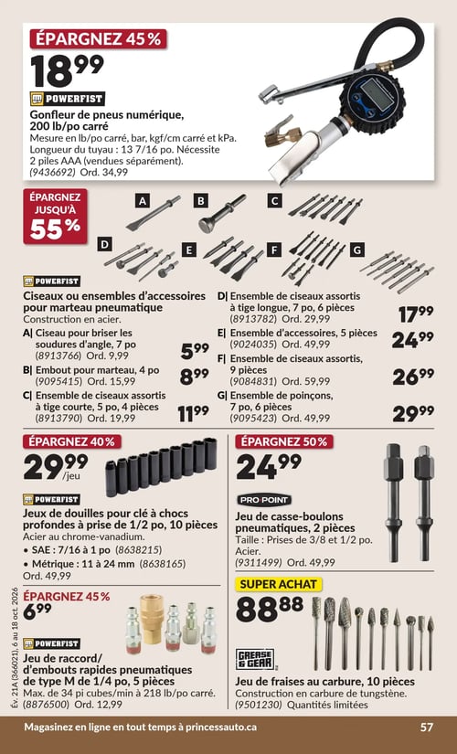Circulaire Princess Auto - Page 65
