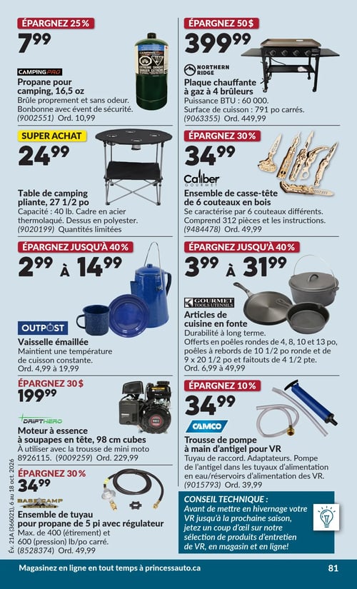 Circulaire Princess Auto - Page 89