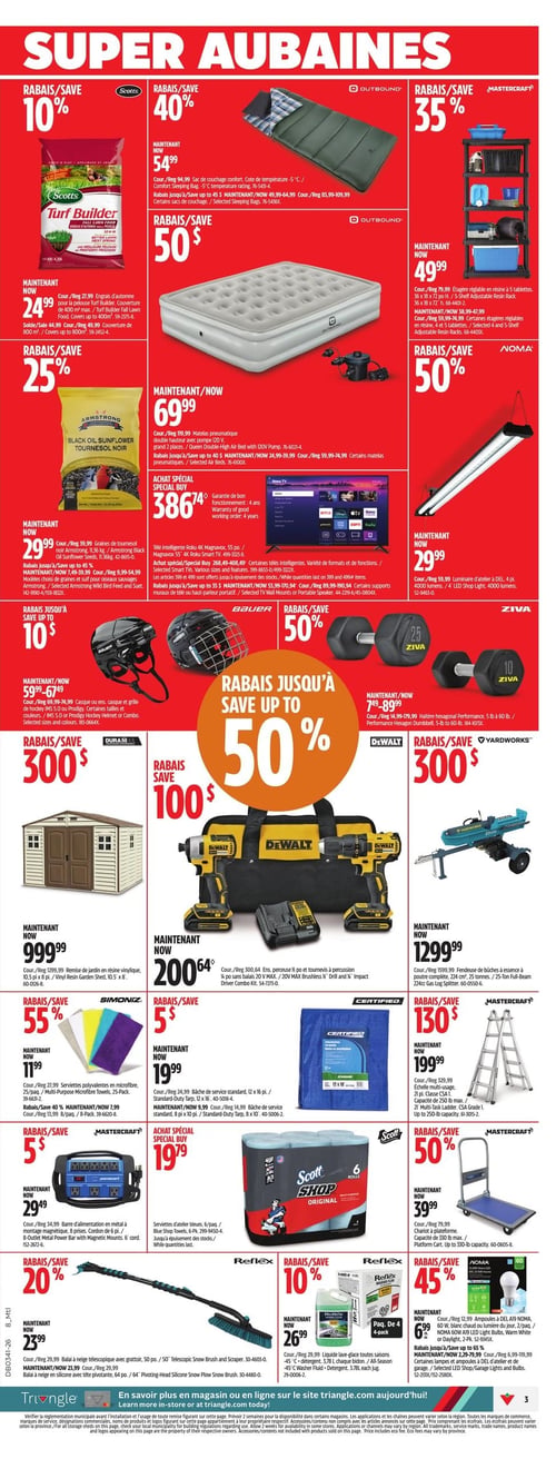Circulaire Canadian Tire - Page 3