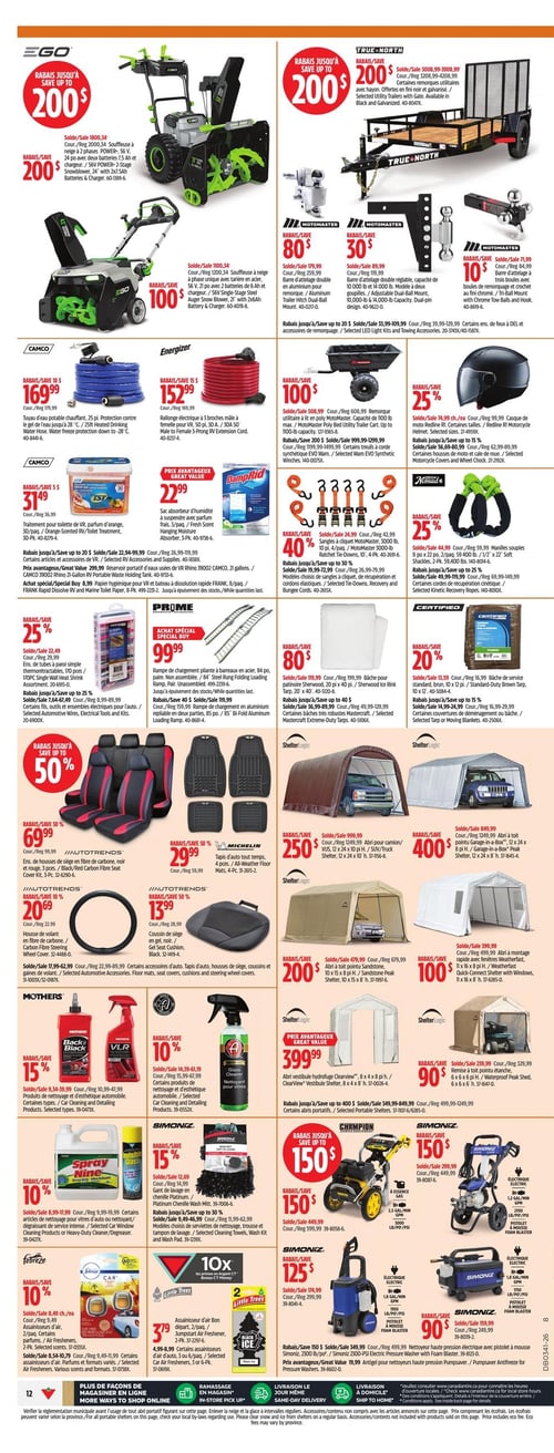 Circulaire Canadian Tire - Page 12