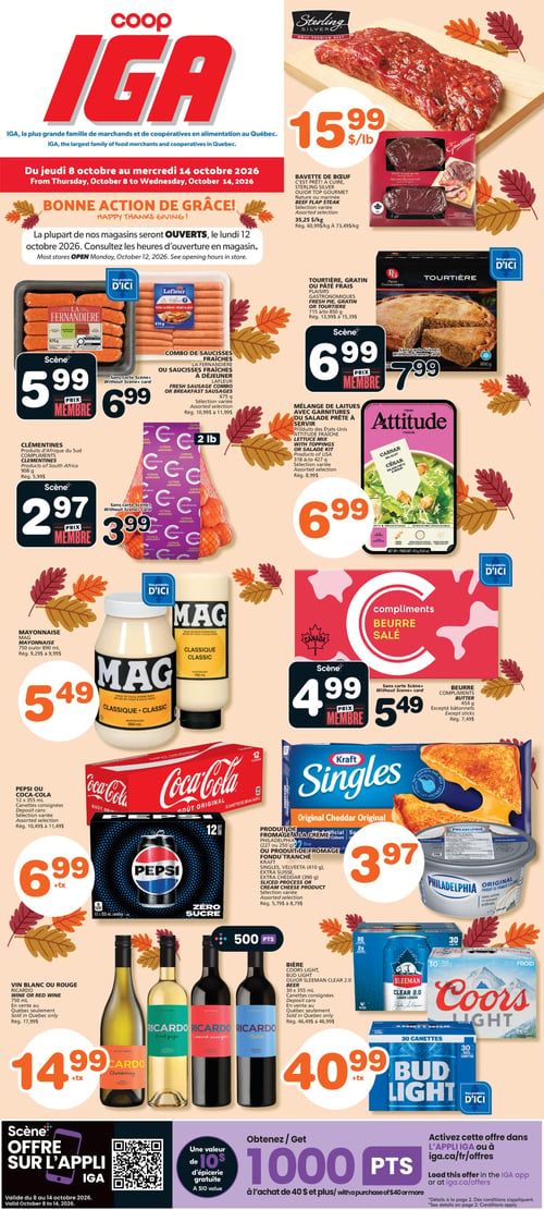Circulaire IGA Coop - Îles de la Madeleine - Page 1