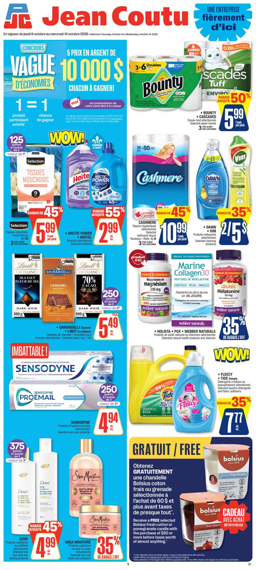 Circulaire Jean Coutu - Page 1