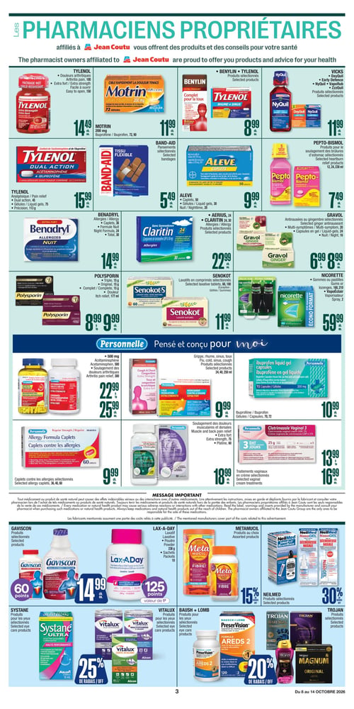 Circulaire Jean Coutu - Santé Beauté - Page 3