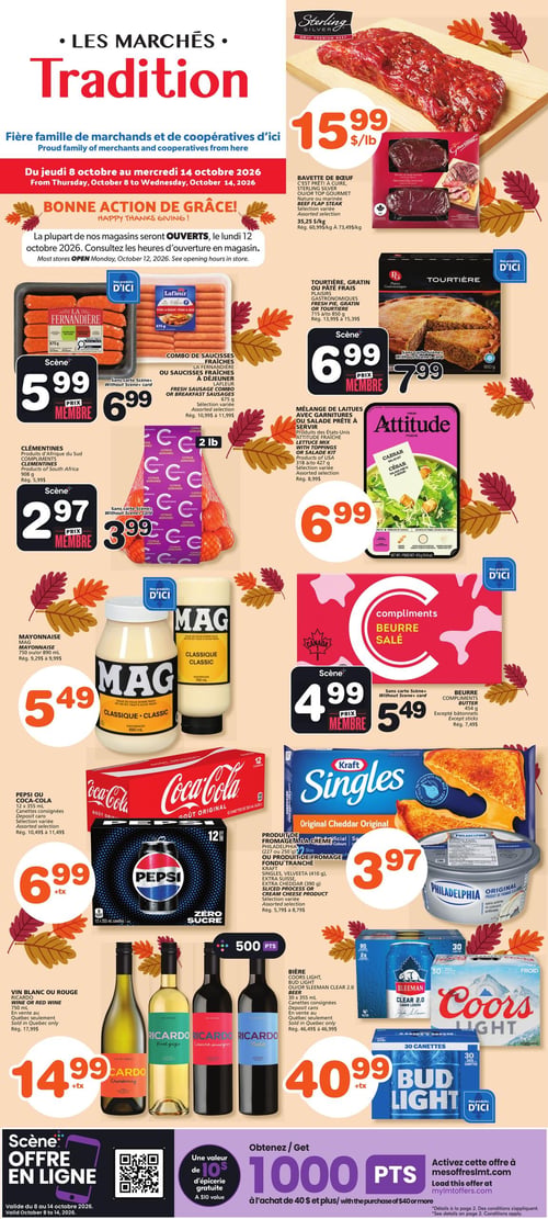 Circulaire Les Marchés Tradition - Page 1