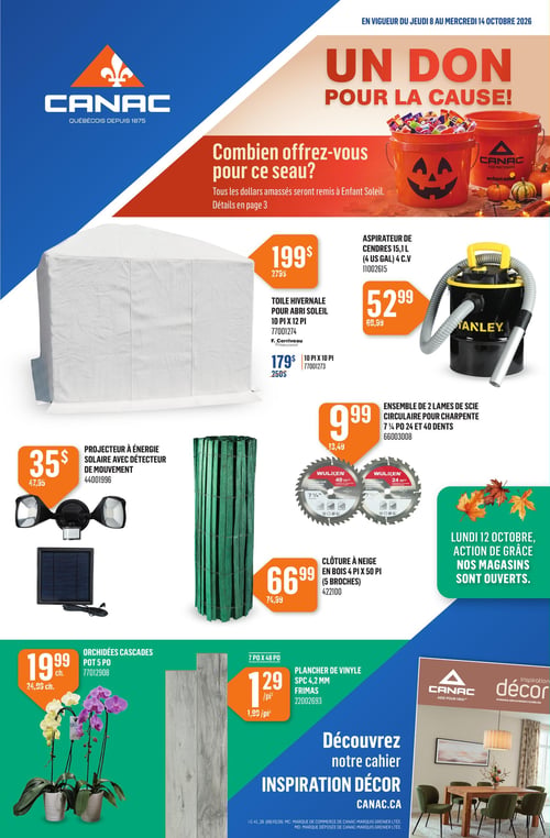 Circulaire Canac - Page 1