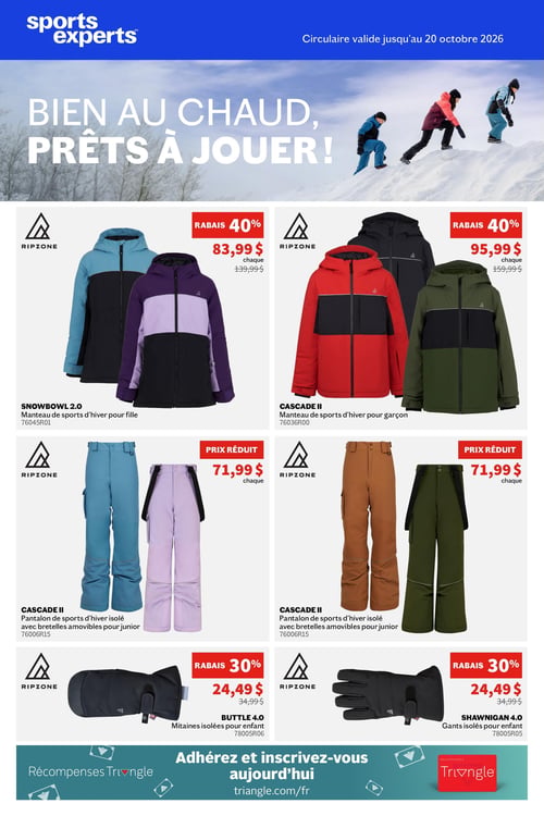 Circulaire Sports Experts - Page 1
