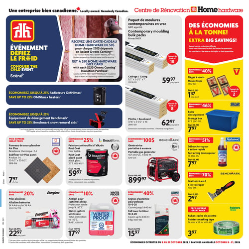 Circulaire Home Hardware - Centre de Rénovation - Page 1