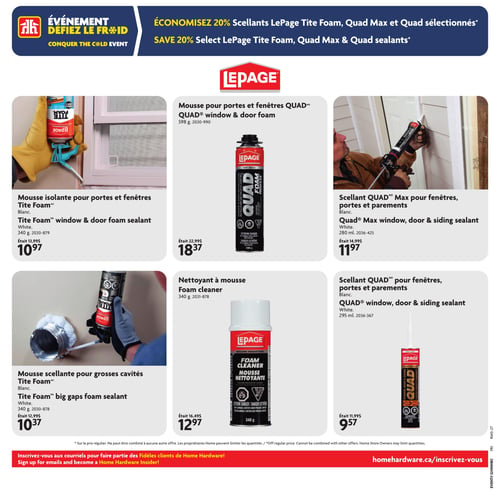 Circulaire Home Hardware - Centre de Rénovation - Page 12