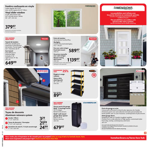 Circulaire Home Hardware - Centre de Rénovation - Page 21